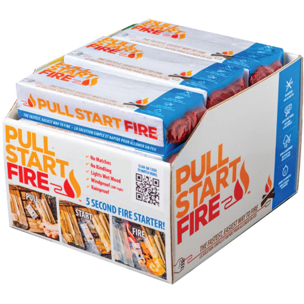 Pull Start Fire Firestarter Counter Display 12-Count PDQ