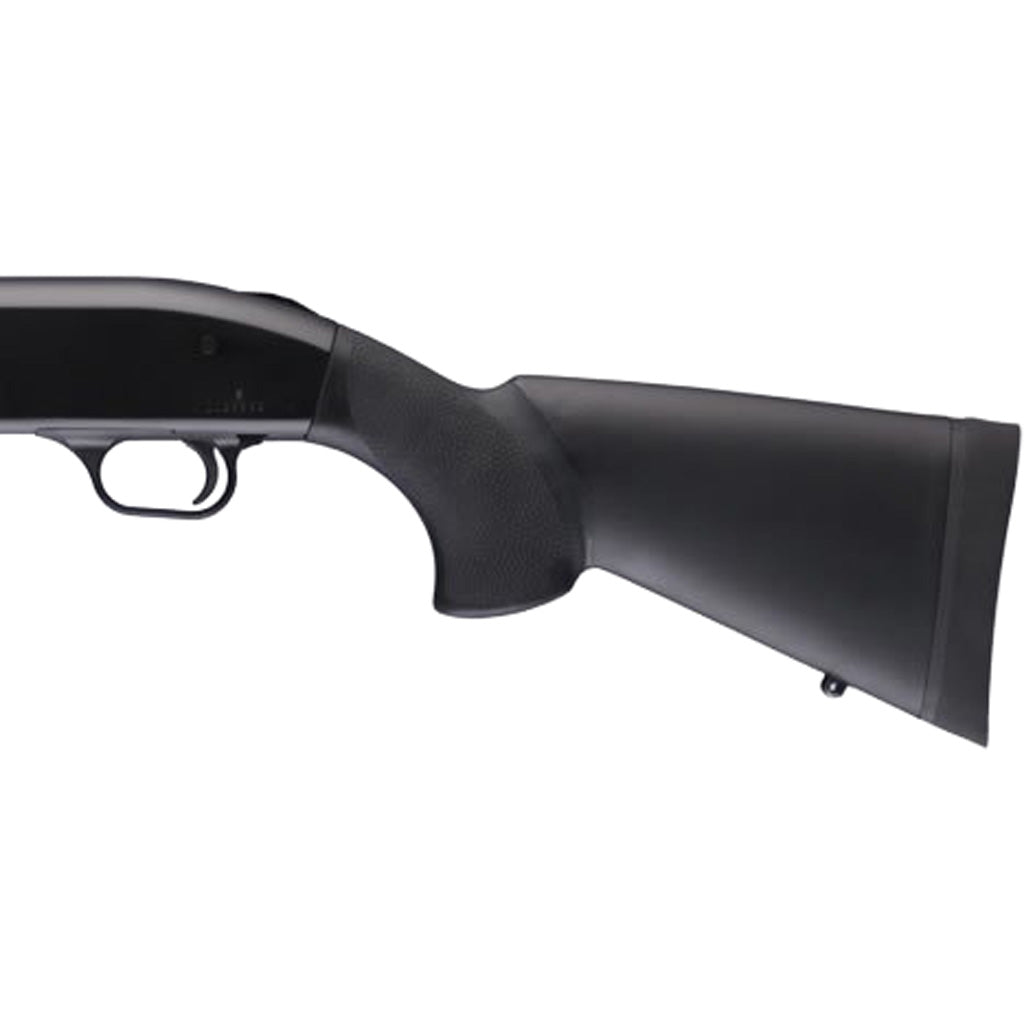 Hogue Overmolded Synthetic Stock for Mossberg 500, 12" Length of Pull, Rubber Grip, Black