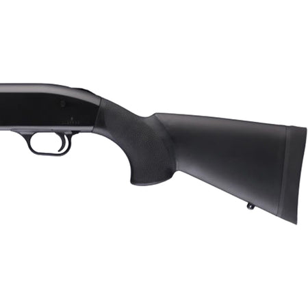 Hogue Overmolded Synthetic Stock for Mossberg 500, 12" Length of Pull, Rubber Grip, Black
