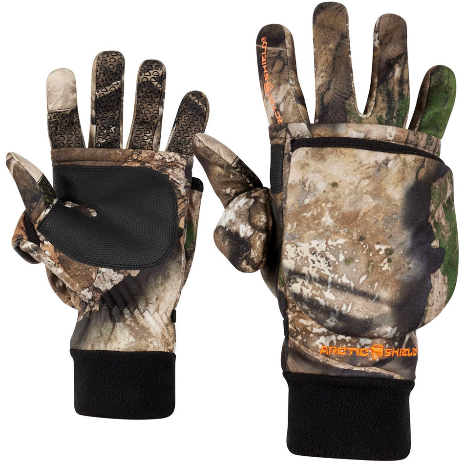 Arctic Shield Tech Finger System Gloves Realtree APX 2XL