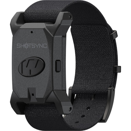 Walker's SHOTSYNC Wearable Shot Timer with Bluetooth 5.2, Compatible with Walker's App, Black GWP-ACCEL