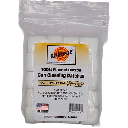 Rusteprufe 3/4" Flannel Cotton Cross Woven Patches 1000ct
