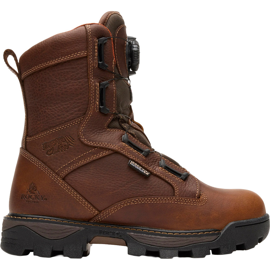 Rocky Bearclaw HD Hunting Boot 9" Brown 800g Size 12