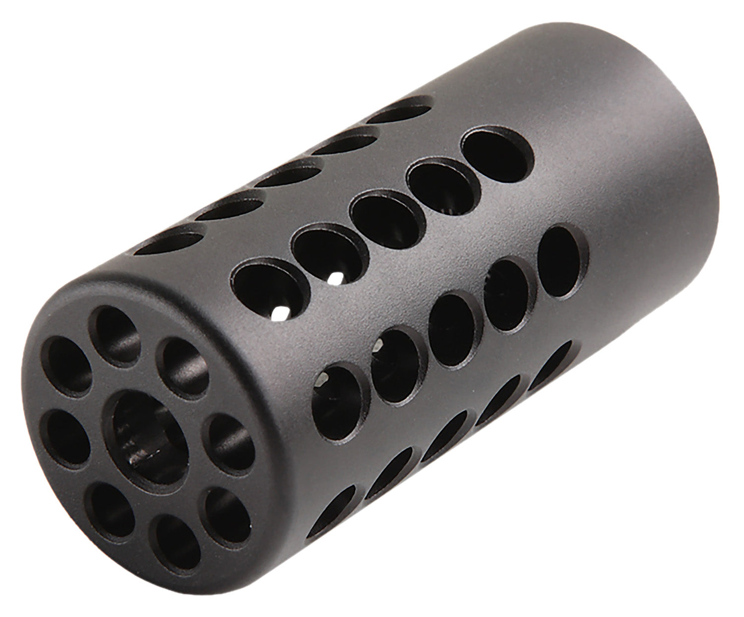 Tactical Solutions PLCMPMB Pac-Lite Compensator Black Matte Aluminum 1/2"-28 for Ruger Mark I II III IV