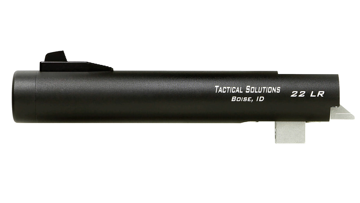 Tactical Solutions Trail-Lite Barrel 22 LR 5.50" Matte Black Aluminum Threaded with Fiber Optic Front Sight for Browning Buck Mark