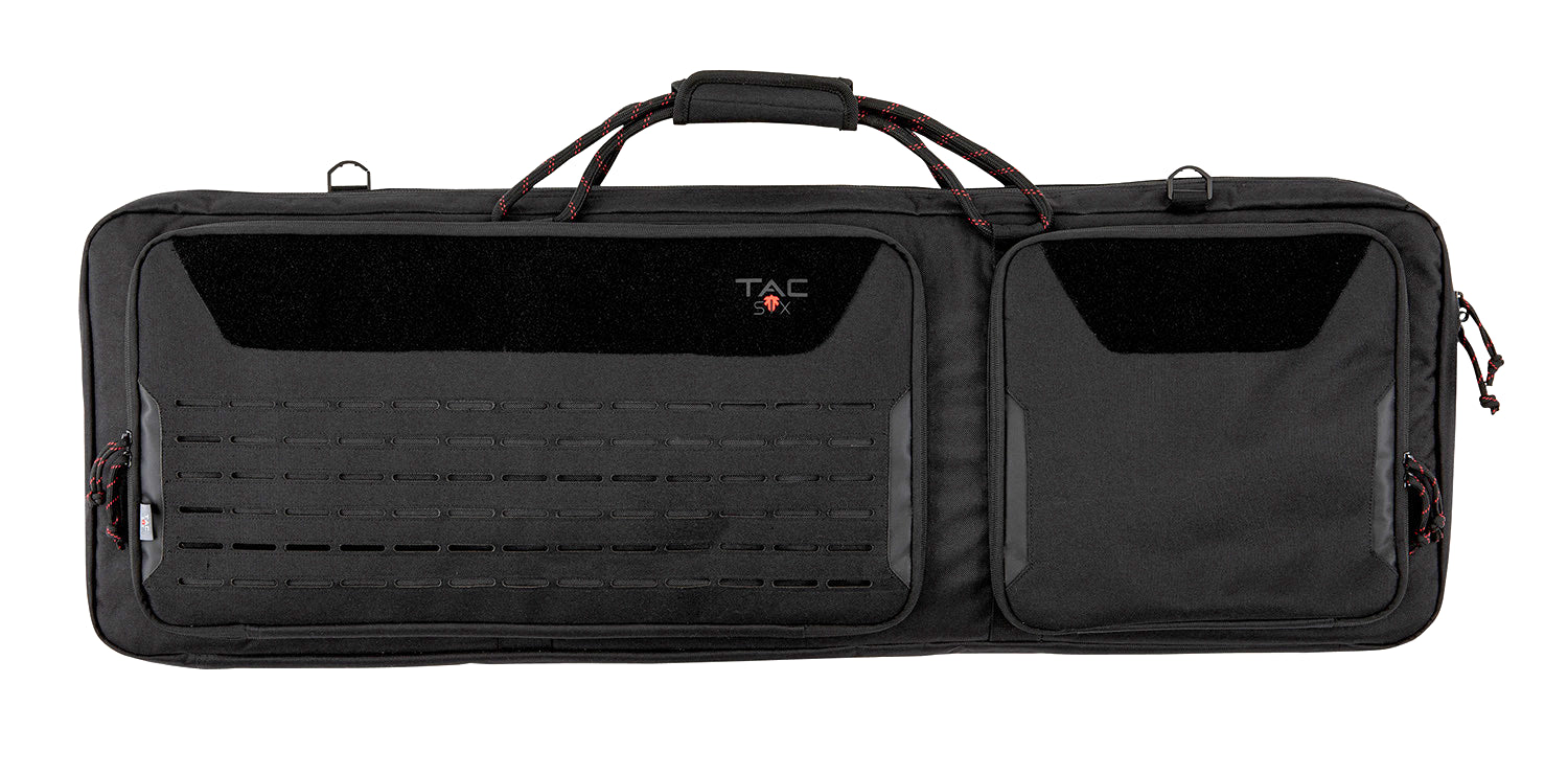 Tac Six 10827 Squad 38" Tactical Rifle Case Black 600D Polyester