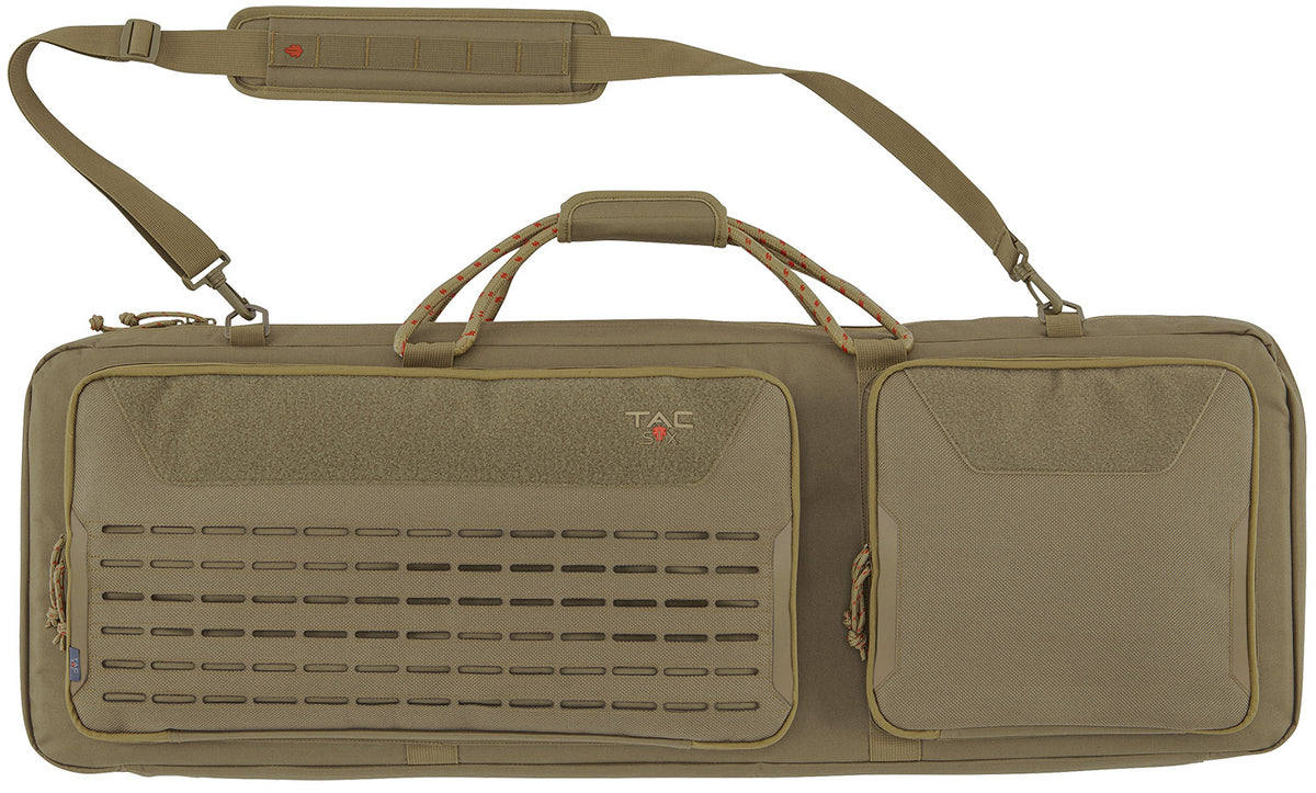 Tac Six 10828 Squad 38" Tactical Rifle Case Coyote 600D Polyester