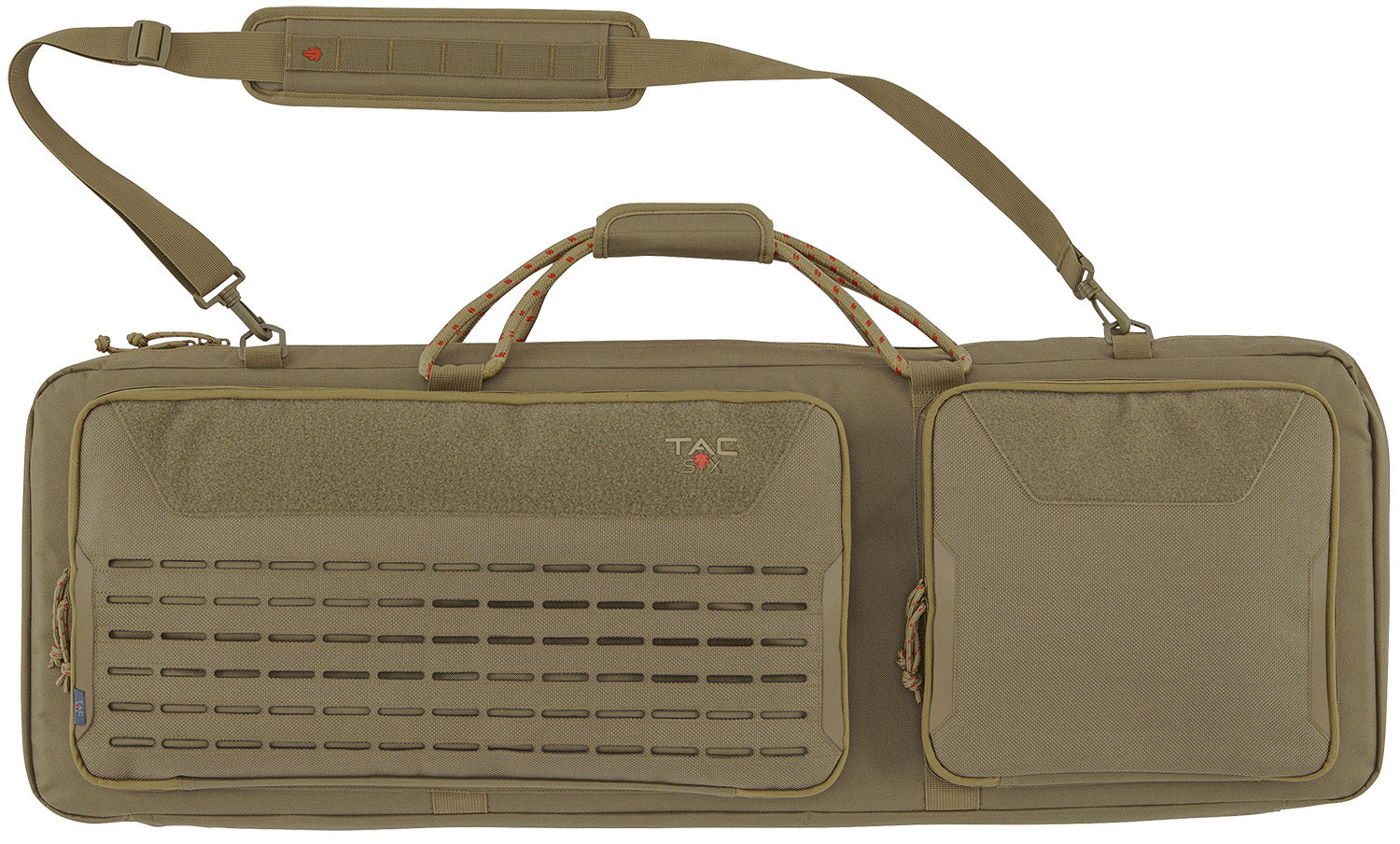 Tac Six 10828 Squad 38" Tactical Rifle Case Coyote 600D Polyester