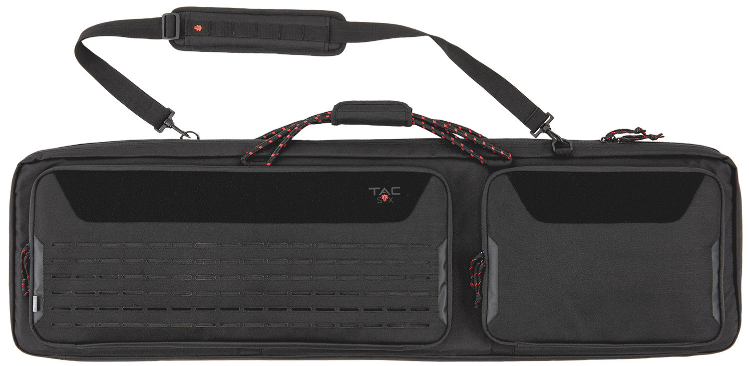 Tac Six 10825 Squad 46" Tactical Rifle Case Black 600D Polyester