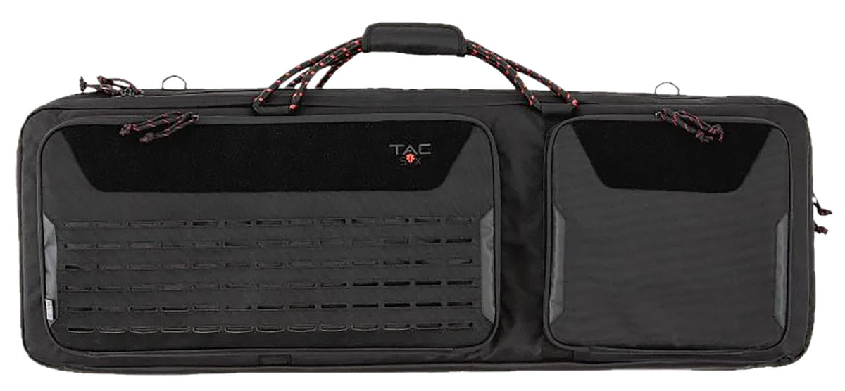 Tac Six 10838 Unit 38" 2-Gun Tactical Case Black 600D Polyester