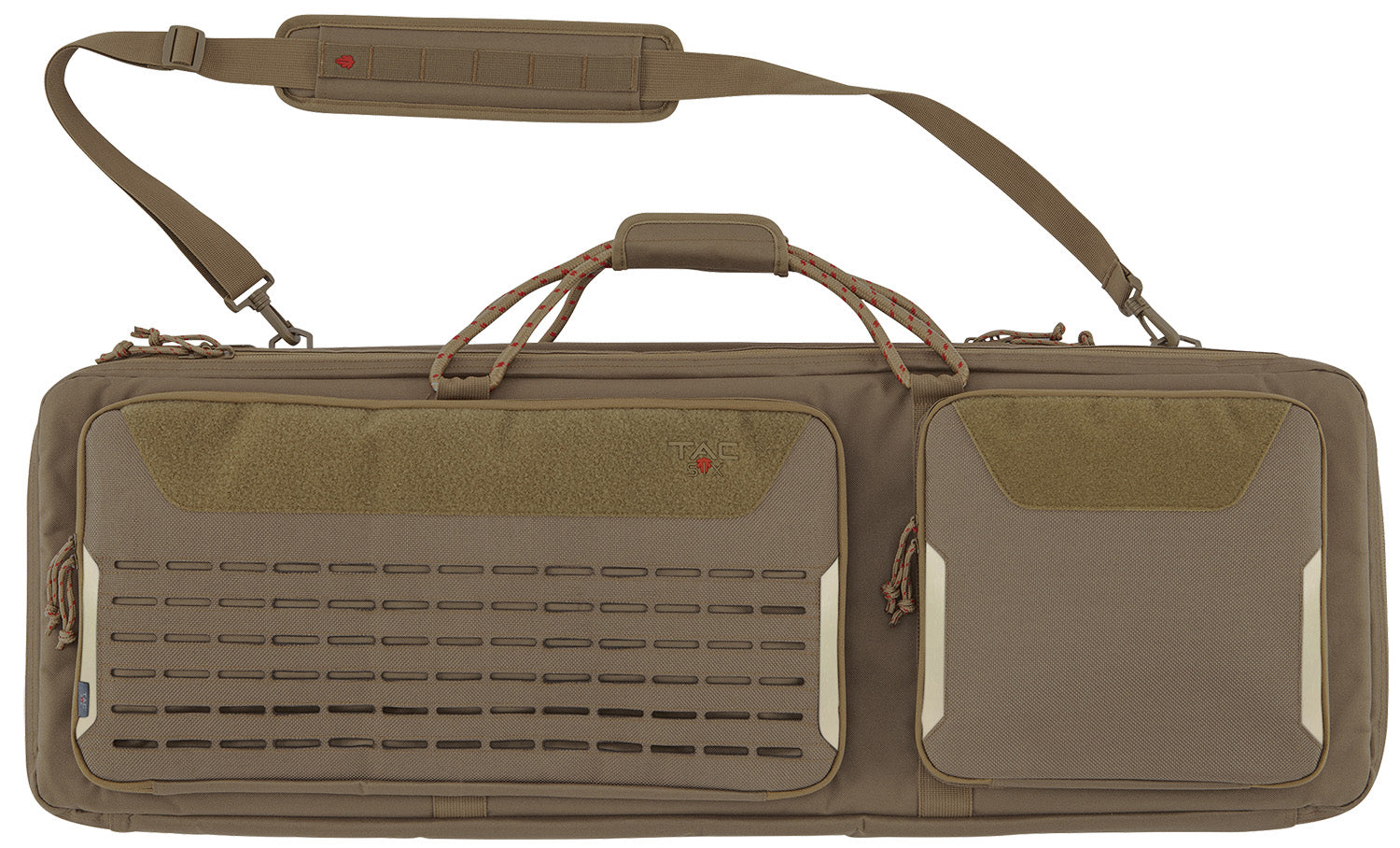 Tac Six 10839 Unit 38" 2-Gun Tactical Case Coyote Polyester