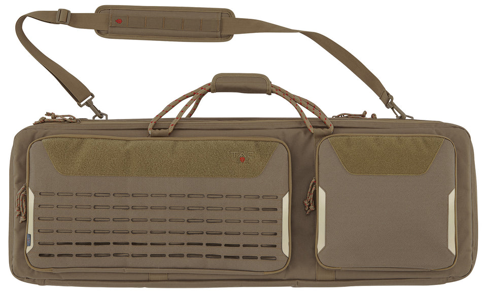 Tac Six 10839 Unit 38" 2-Gun Tactical Case Coyote Polyester