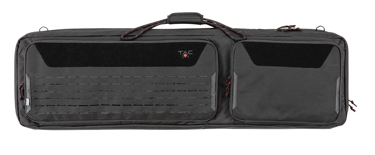 Tac Six 10832 Unit 46" 2-Gun Tactical Case Black 600D Polyester