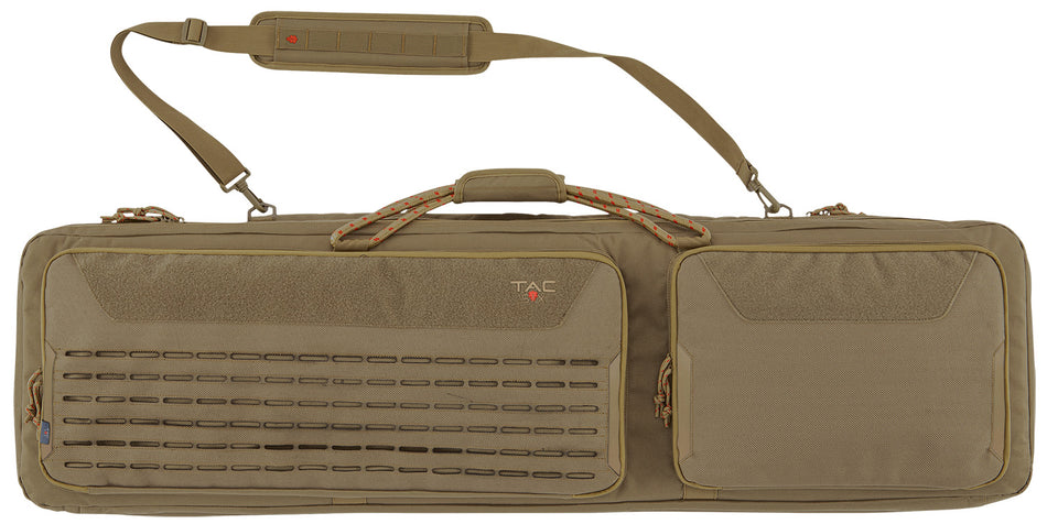 Tac Six 10833 Unit 46" 2-Gun Tactical Case Coyote 600D Polyester
