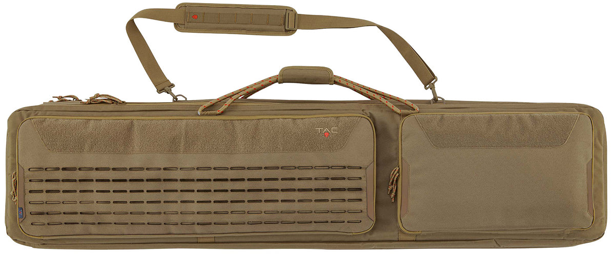 Tac Six 10844 Unit Tactical Double Rifle Case 600D Polyester Coyote