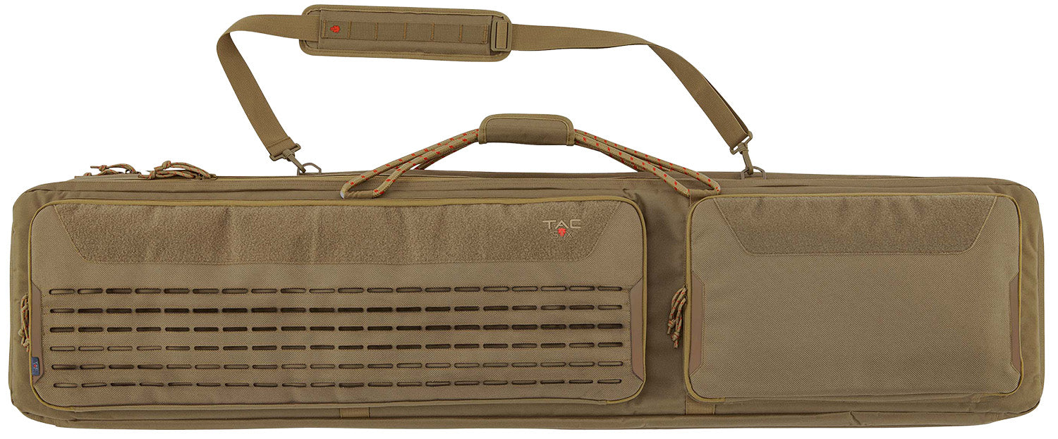 Tac Six 10844 Unit Tactical Double Rifle Case 600D Polyester Coyote