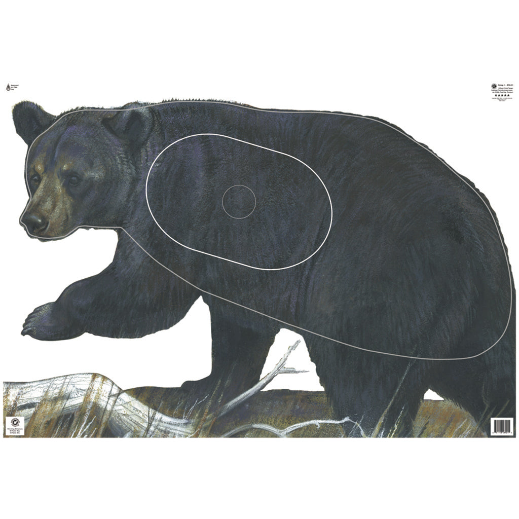 Maple Leaf NFAA Animal Target Face Group 1 Bear 20x40in.