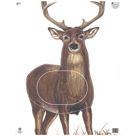 Maple Leaf NFAA Animal Target Face Group 2 Deer 22.5x28.5in.