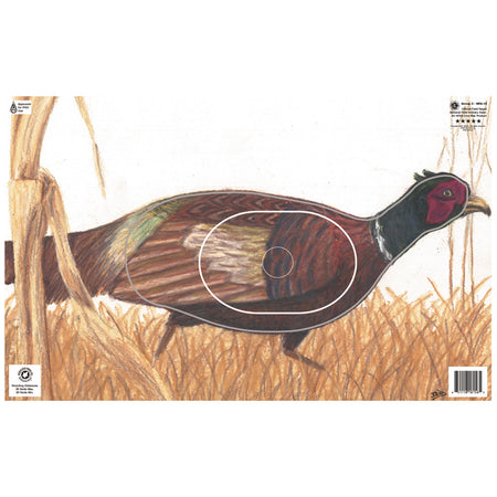 Maple Leaf NFAA Animal Faces Group 3 Pheasant Target Face