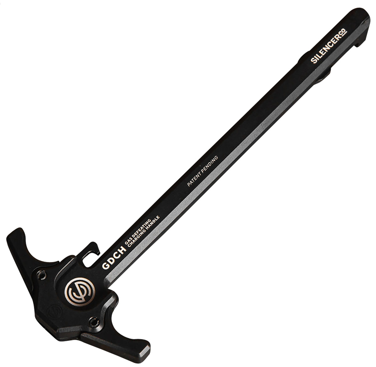 SilencerCo AC5062 Gas Defeating Charging Handle Black Anodized 7075-T6 Aluminum Ambidextrous AR-15