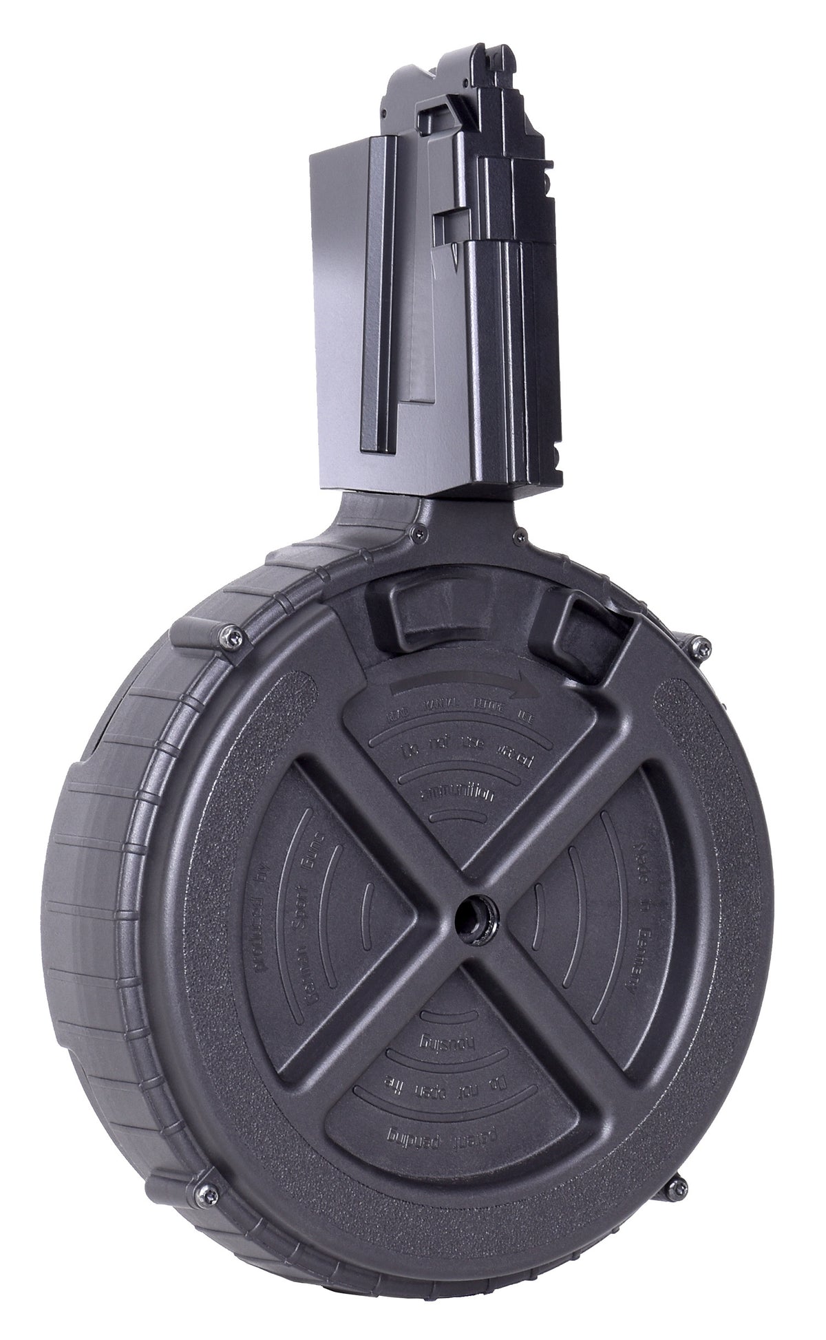 Mauser Rimfire 4150104 M-15 110-Round .22 LR Drum Magazine Black Polymer