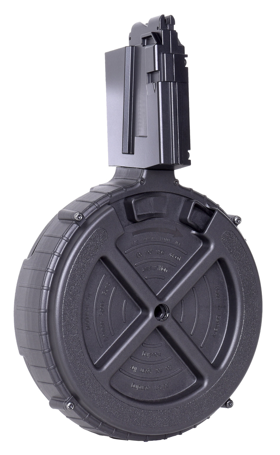 Mauser Rimfire 4150104 M-15 110-Round .22 LR Drum Magazine Black Polymer