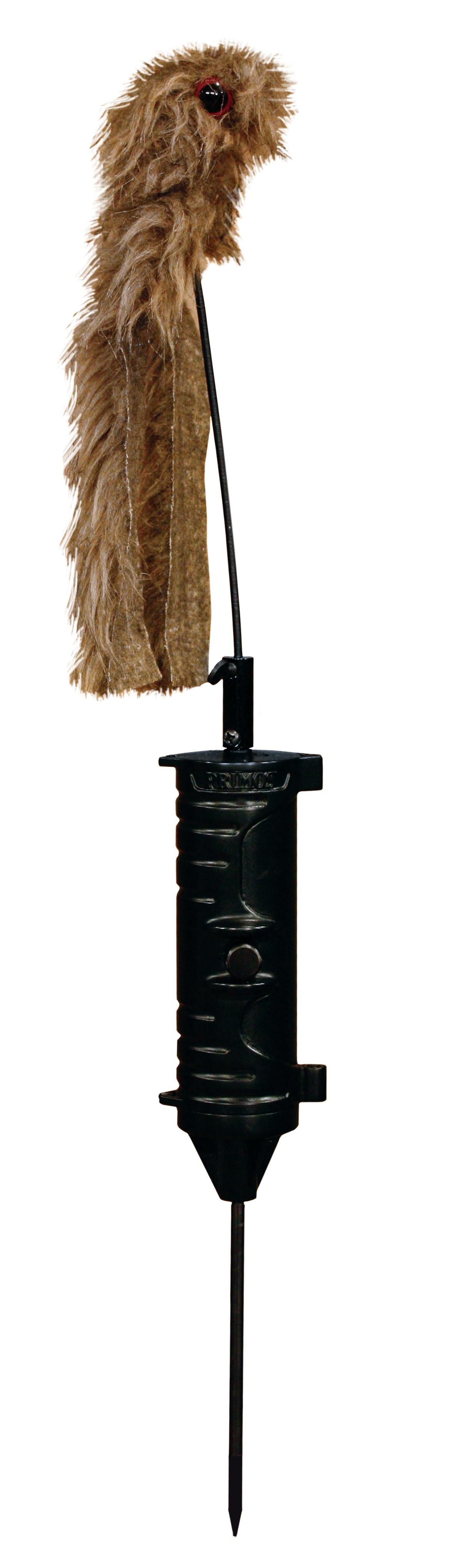 Primos 62704 Sit & Spin Crazy Critter Motorized Decoy, Black/Brown