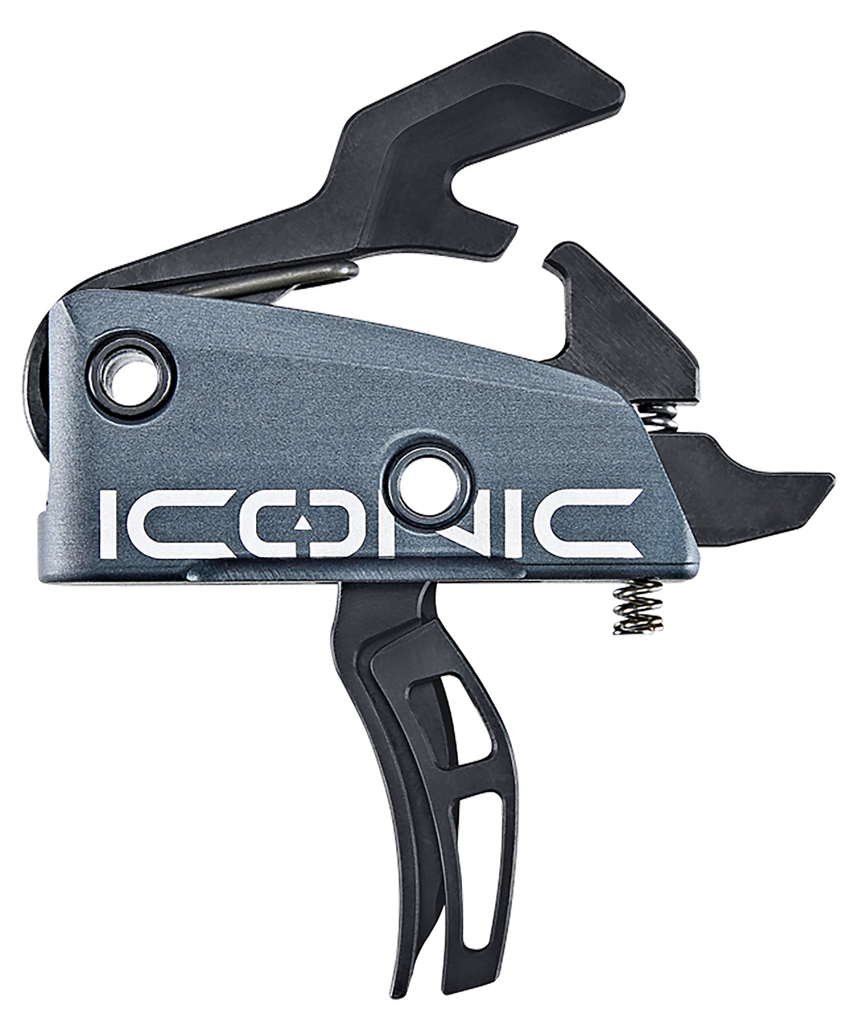 Rise Armament T22GRY Iconic Two-Stage Curved Trigger 2 lbs Draw Weight Graphite Gray Finish for AR-15 AR-10