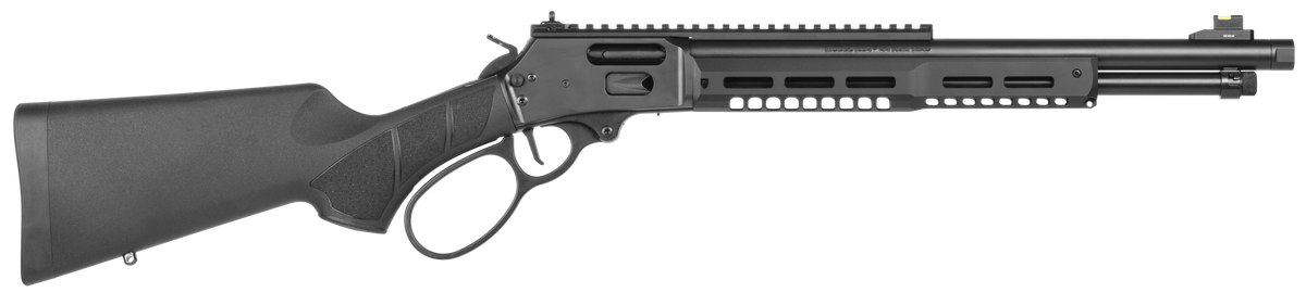Smith & Wesson 14194 1854 Stealth Hunter 357 Mag 8+1 16.30" Black Armornite Threaded Barrel, Black Anodized Picatinny Rail Receiver, Fixed w/Textured Grip Panels Black Synthetic Stock