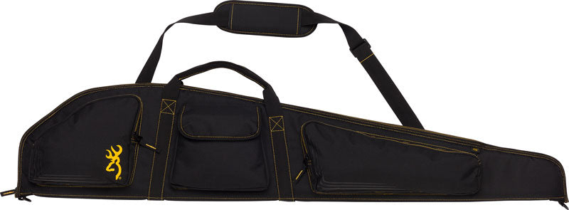Browning Buck Mark Logo 50-Inch Rifle Gun Case Black/Gold with Sling