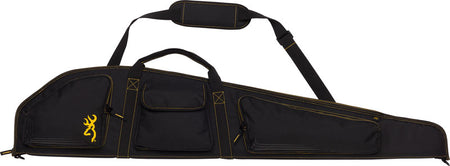 Browning Buck Mark Logo 50-Inch Rifle Gun Case Black/Gold with Sling