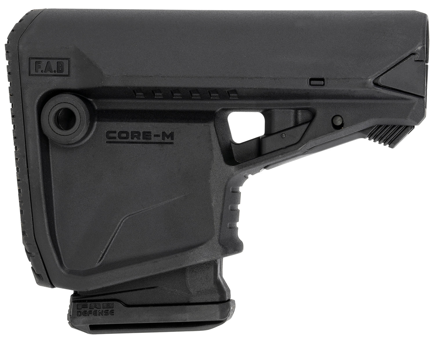 FAB Defense FXGLCOREMAGB GL-Core Survival AR-Platform Buttstock w/ Built-In Mag Carrier & Butt Pad, Black (Tube Not Included)