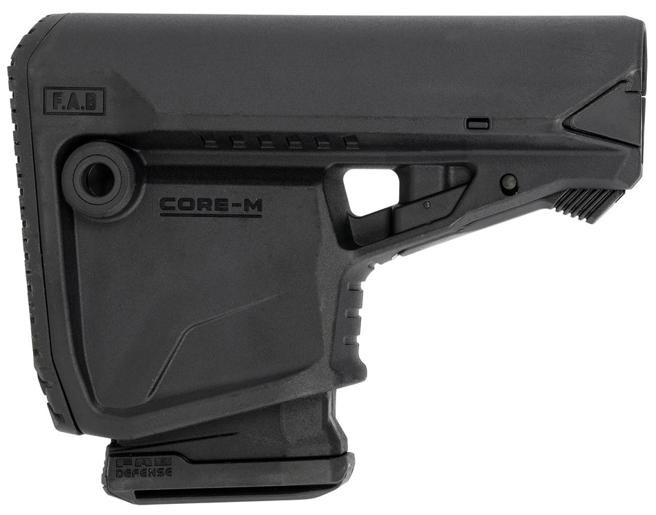 FAB Defense FXGLCOREMAGB GL-Core Survival AR-Platform Buttstock w/ Built-In Mag Carrier & Butt Pad, Black (Tube Not Included)
