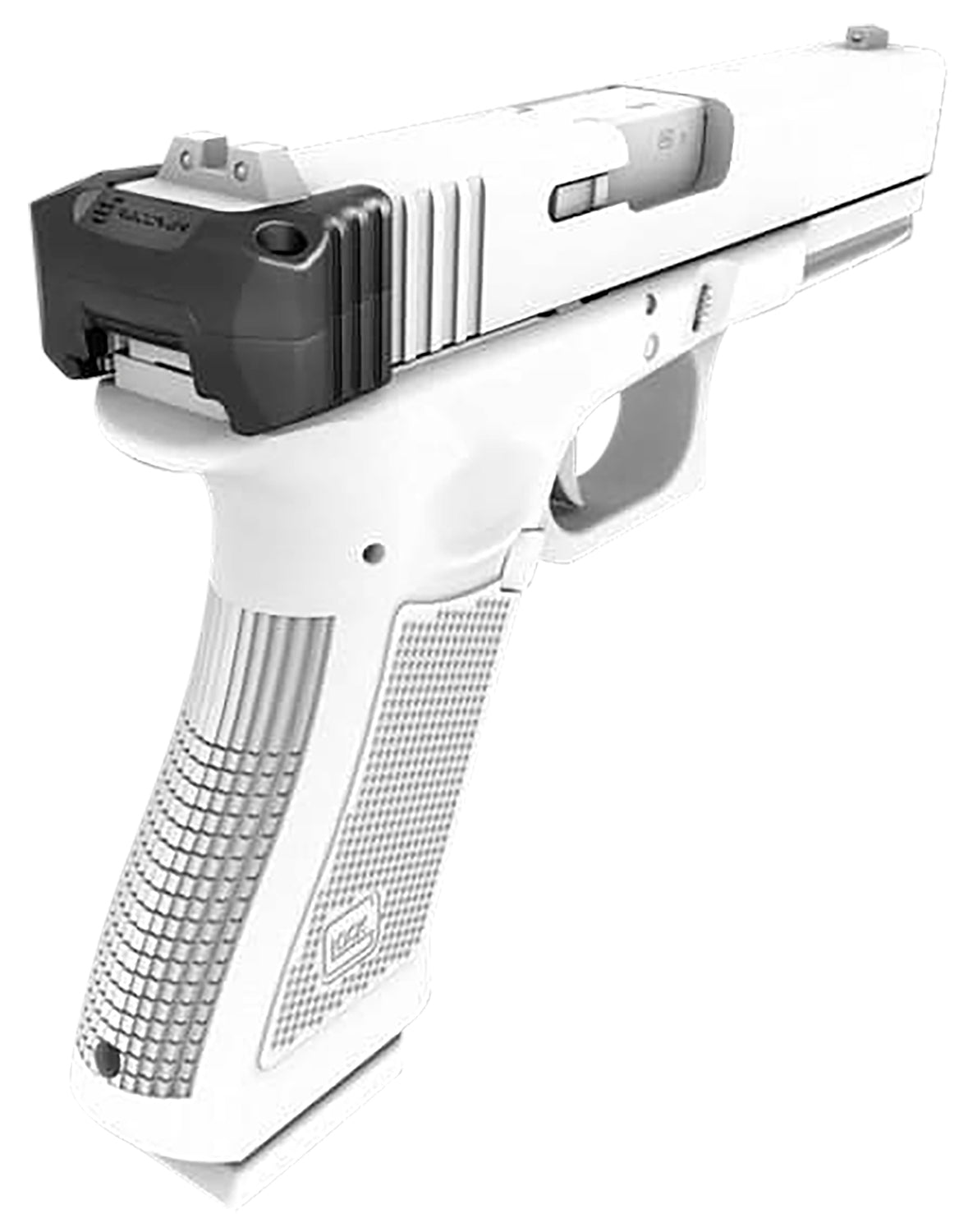 Recover Tactical GCH1701 Upper Charging Handle for Glock Gen1-5 17/19/24/26/27/35, Black Polymer