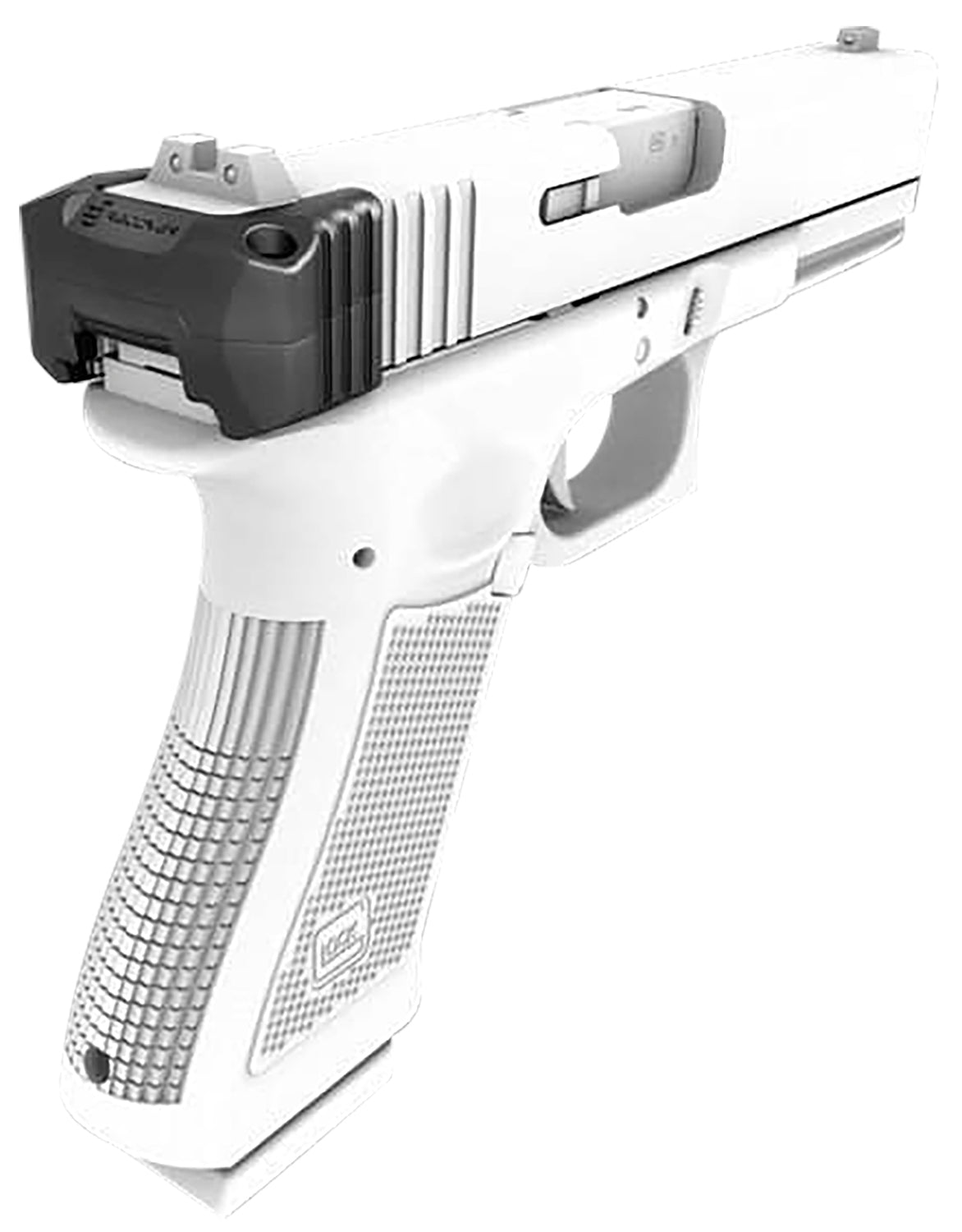 Recover Tactical GCH4301 Upper Charging Handle for Glock 43, Ambidextrous Black Polymer