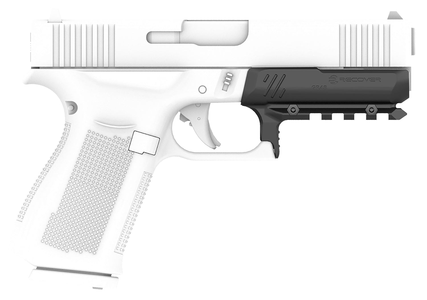Recover Tactical GR4801 Full Size Rail for Glock 48, Black
