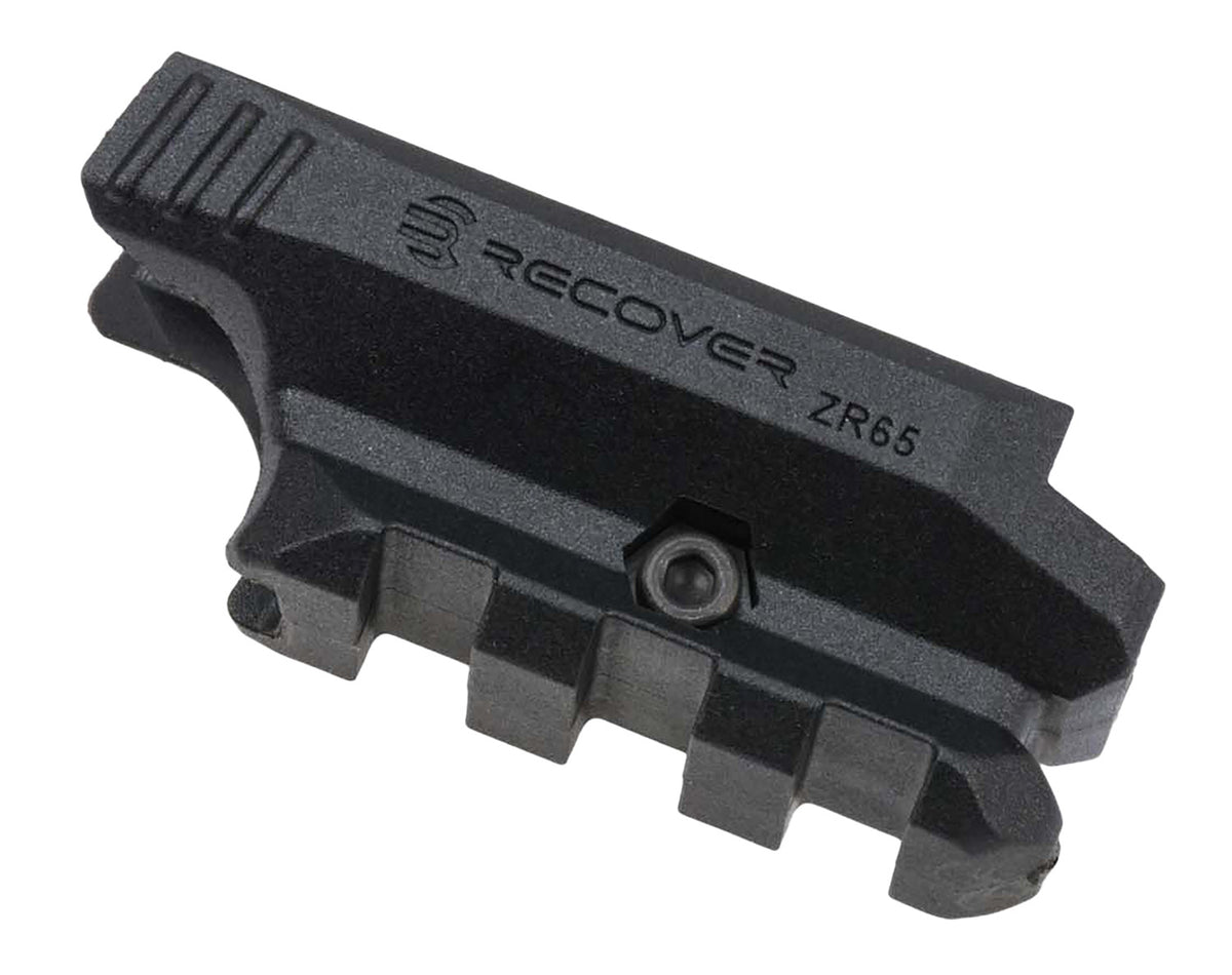 Recover Tactical ZR6501 Picatinny Over Rail Adapter for P365/P365XL, Black