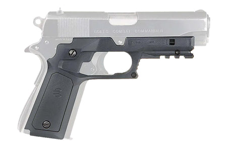 Recover Tactical CC3P0504 1911 Polymer Grip Frame Gray with Interchangeable Light & Dark Gray Panels