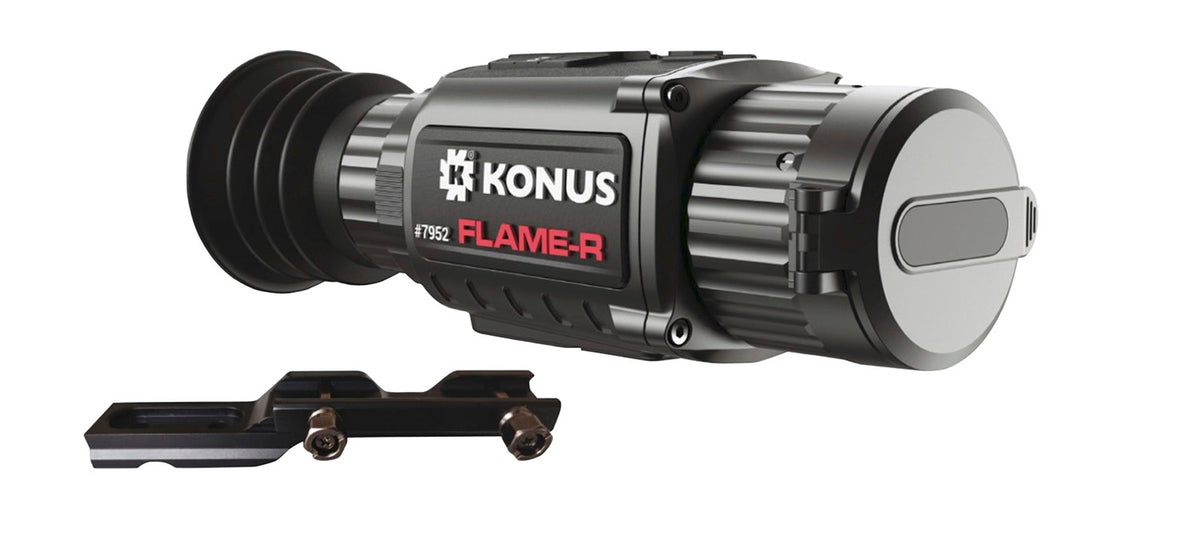 Konus 7952 Flame-R Thermal Rifle Scope Black 2.5-20x 256x192 Multi Reticle Digital Zoom 1x/2x/4x/8x