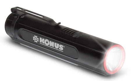 Konus KonusLight-2K Black Rechargeable Flashlight 500/1000/2000 Lumens White LED