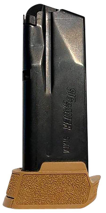Sig Sauer MAG365912COY P365 Extended 12-Round 9mm Luger Magazine for P365/P365XL/P365X Coyote Brown Steel