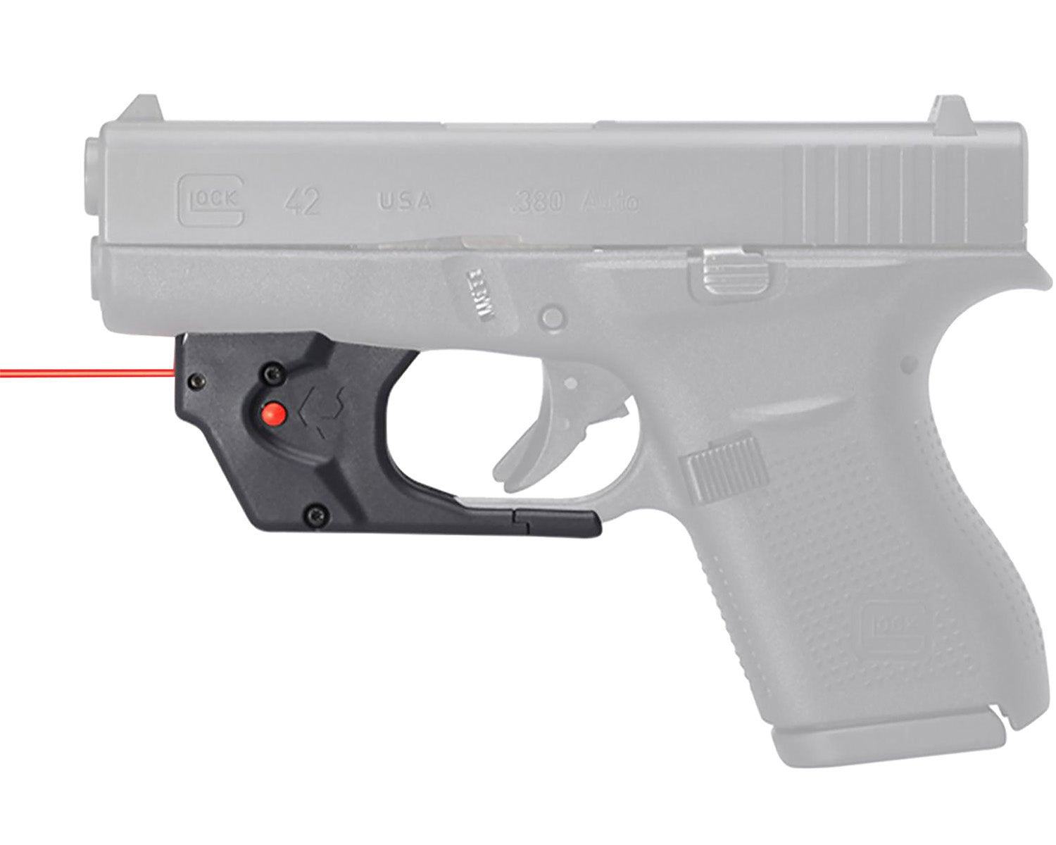 Viridian 9120014 E-Series Red Laser Sight for Glock 42 43 43X 48 Trigger Guard Mount Black