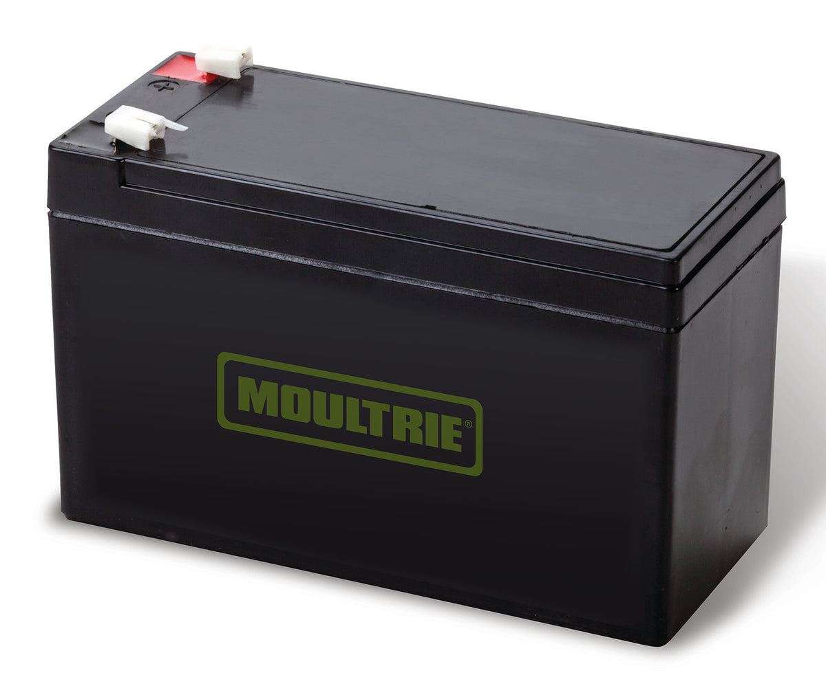 Moultrie MCA13093 12V 7Ah Rechargeable Sealed Lead-Acid Battery for Feeders Black