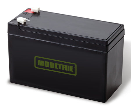 Moultrie MCA13093 12V 7Ah Rechargeable Sealed Lead-Acid Battery for Feeders Black