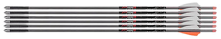 Axe Crossbows AX10003 Axe 440 Micro-Diameter Bolts Gray/Orange/White 19" 6 Pack