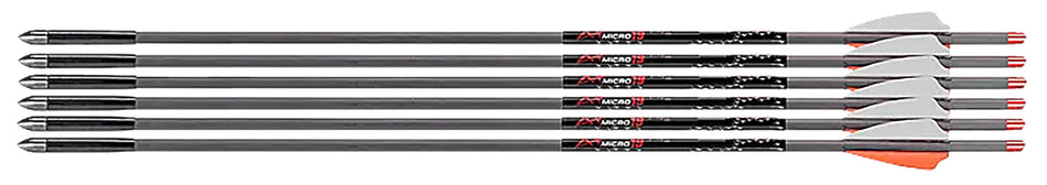 Axe Crossbows AX10003 Axe 440 Micro-Diameter Bolts Gray/Orange/White 19" 6 Pack