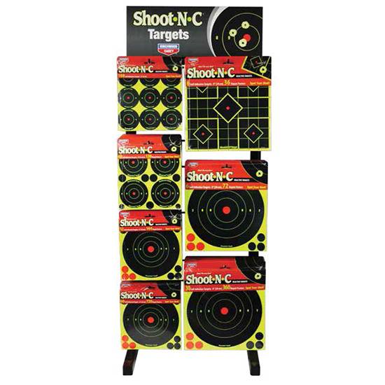 Birchwood Casey Shoot-N-C Pro Target Assortment Display Pack 78-Piece