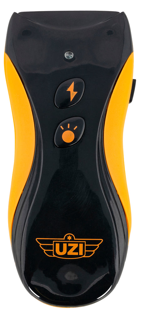 Uzi UZISG36YB Yellow Jacket Stun Gun Flashlight Black/Yellow 130 Lumens 2.2M Volts
