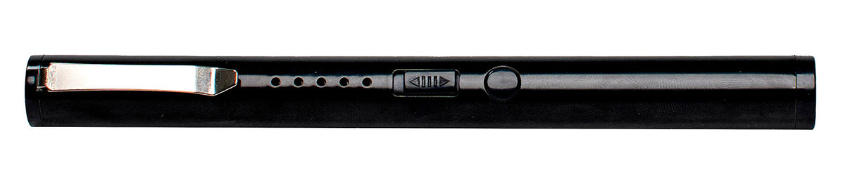 Uzi UZISGPEN1BLK Stun Pen Black Aluminum with Rechargeable Battery