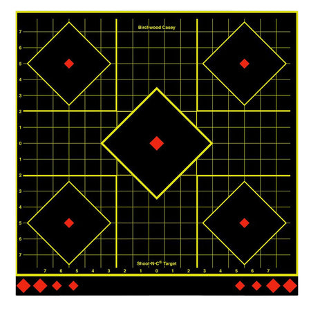 Birchwood Casey Shoot-N-C 17.75 Inch Sight-In Reactive Target 100 Pack